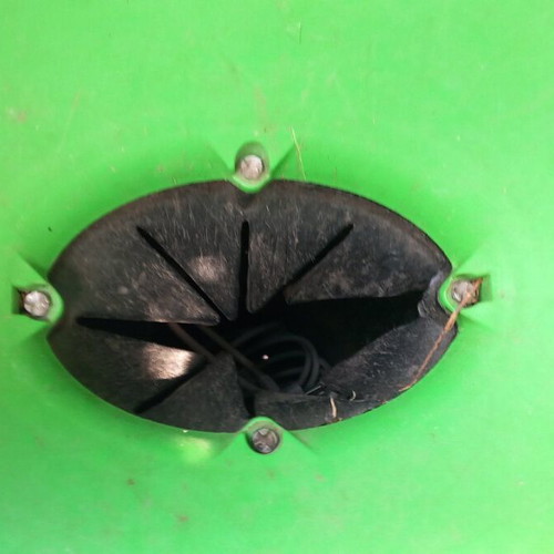 Viking GE250 electric branch shredder used with angled hopper