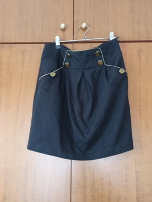 Mini skirt Promod black like new, size S