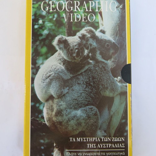 National Geographic VHS tape The mysteries of Australian animals dubbed, new