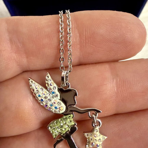 Swarovski Disney Tinker Bell necklace