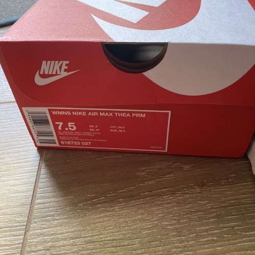 Leather Nike Air Max Thea used, size 38.5, black