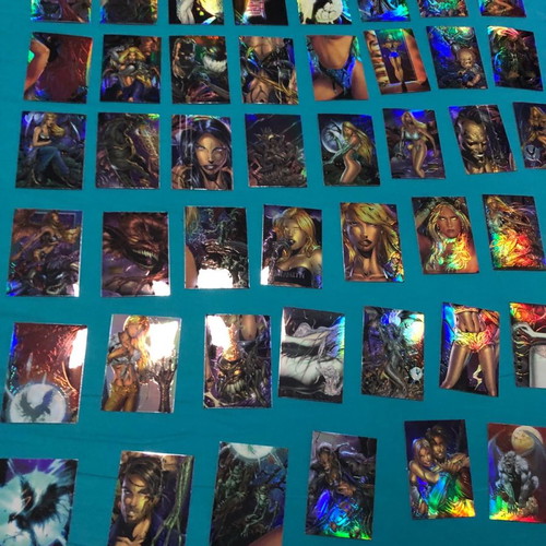 Darkchylde Chromium trading cards new complete set of 50 cards 1997 Randy Green
