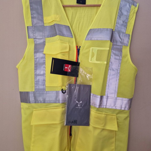 Payper ACE MESH safety work vest fluorescent yellow size L new