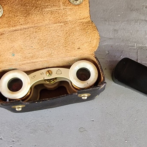 Rare Russian opera glasses used, made in USSR around 1950