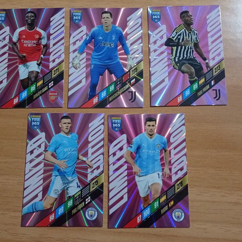 Panini FIFA 365 2024 Adrenalyn XL 5 Limited Edition cards mint