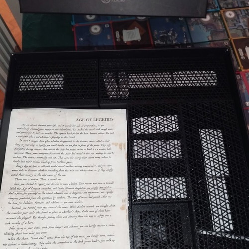 Tainted Grail 3D printed insert for board game