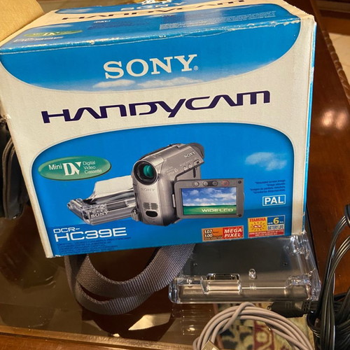 Video camera used with all accessories