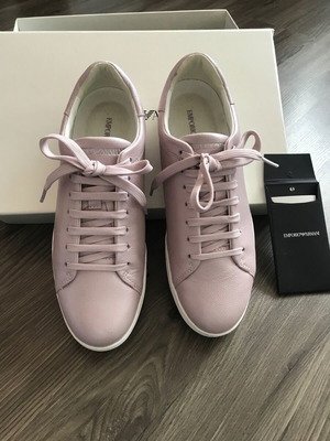 Emporio Armani sneakers size 37 like new, light pink leather