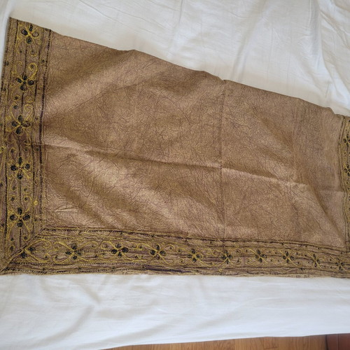Square decorative tablecloth for small table, 87x87cm, 100% cotton