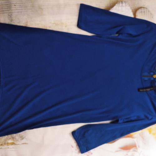 Μπλούζα Zara Basic L καινούργιο μπλε