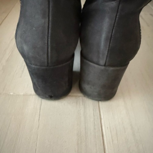 Glamazons boots used, leather, black, size 39