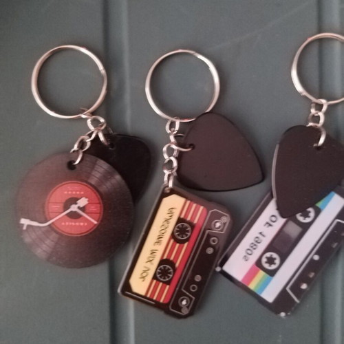 Keychains pack of 3 new, multicolor