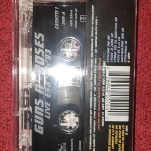 Guns n Roses Live Era cassette used in good condition