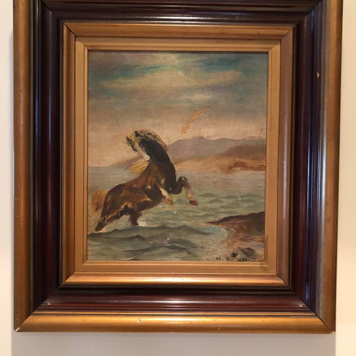 Painting by N. Kotzias used 22x26
