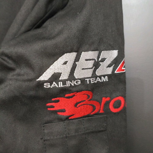 Mechanic work coverall size XL with embroidered logos new