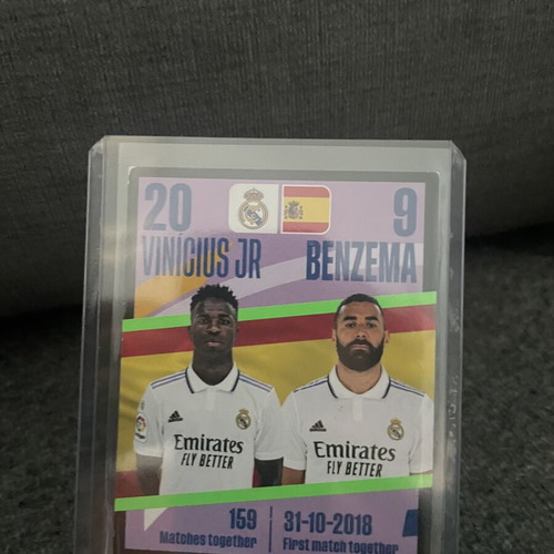 Vini and Benzema Top Class 2023 Synergy card