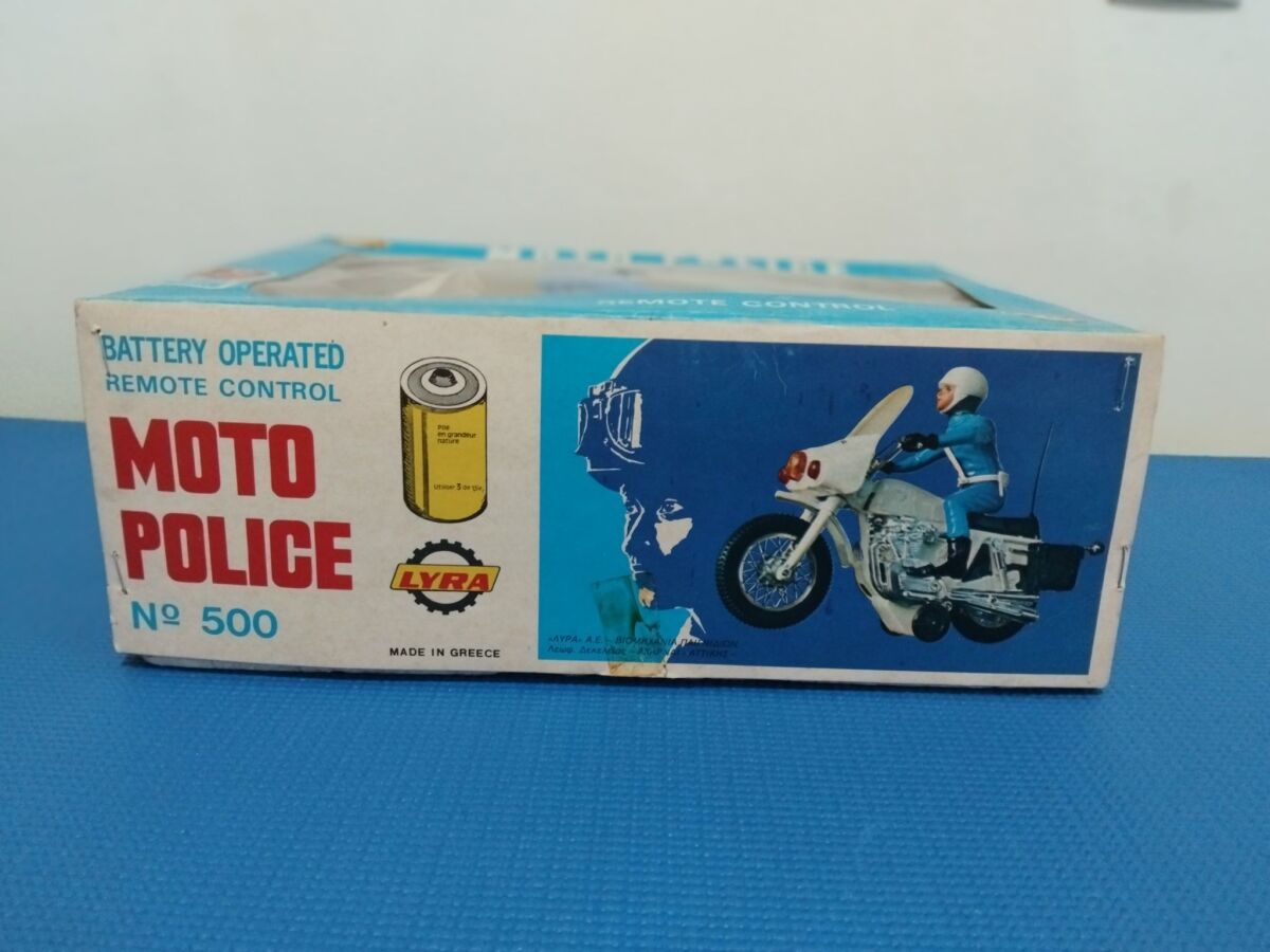 Moto Police vintage toy Lyra used Greek… - € 60,00 - Vendora.cy