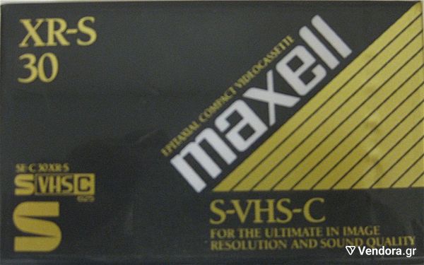  MAXELL S-VHS-C XRS-30