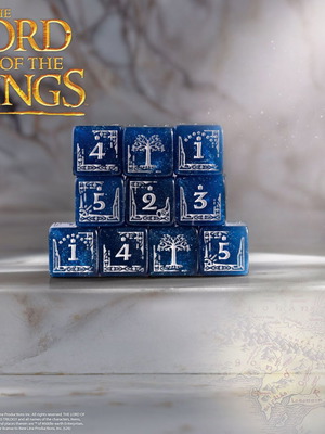 The Lord of the Rings Gondor 10xD6 dice set by Q WORKSHOP