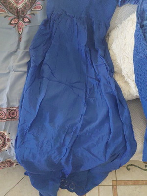 Love in Blue πακέτο καλοκαιρινά φορέματα σαν καινούργιο, με μαγιό και τσάντα