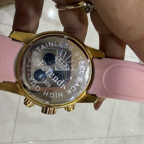Ferendi Zeal pink women's watch with silicone strap