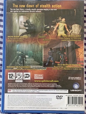 Splinter Cell PlayStation 2 like new