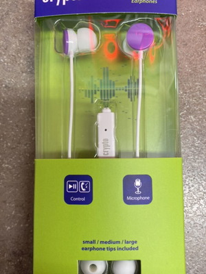 Headphones with microphone and mini Jack connection new, wired