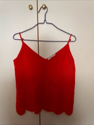 Zara blouse like new, red, size S/M