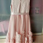  Monsoon dress misty 3d roses 8-10 years bought from England