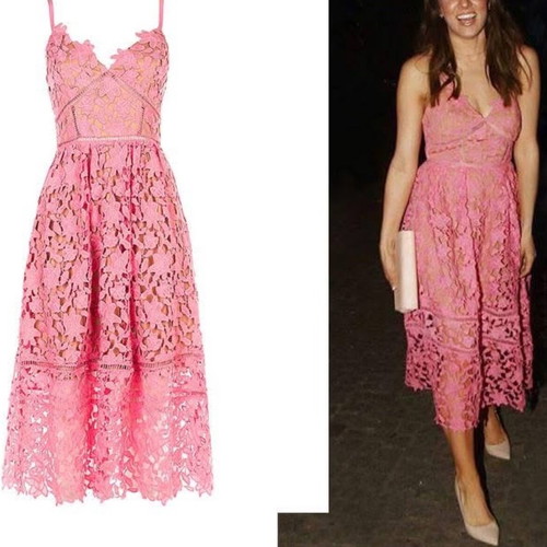 Pink BSB dress like new, size L