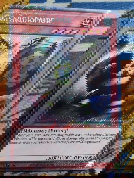 Geargiarmor (Platinum Secret Rare, Yugioh)