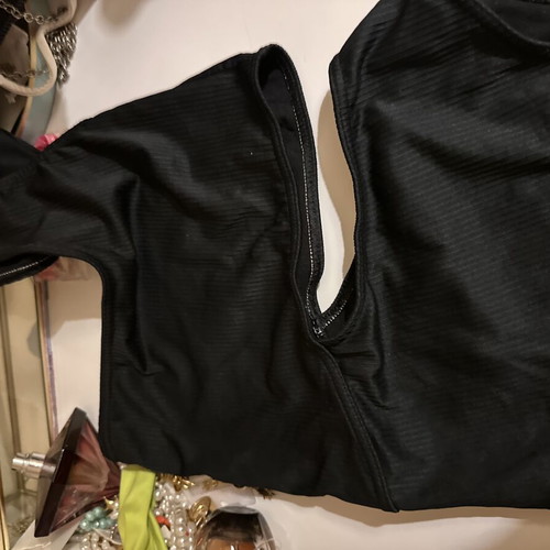 One-piece swimsuit black like new