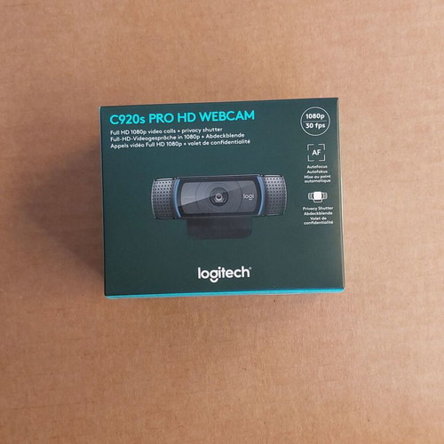 Logitech C920s Pro HD 1080p webcam new with autofocus