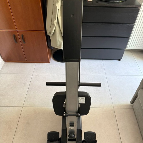 X-FIT rowing machine used with magnetic resistance and LCD display