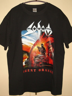 Κοντομάνικο T-shirt Sodom Agent Orange, μαύρο, μέγεθος L