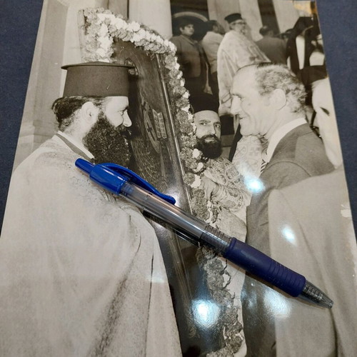 Archbishop Christodoulos collectible black and white photo like new