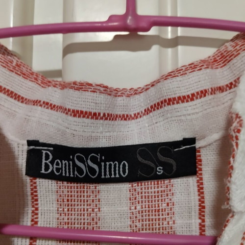 Boho midi dress Benissimo new, ethnic style with flounces, size S