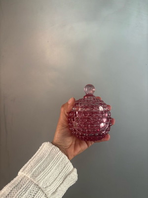 Bath Room Storage glass container like new