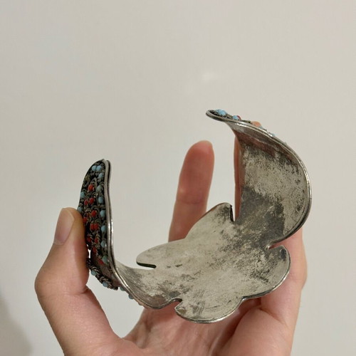 Vintage bracelet used with a few missing stones