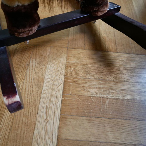 Hoppline rocking horse toy used with sounds and music