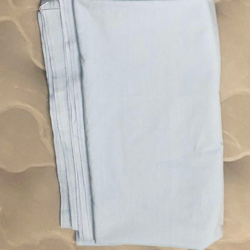 Cotton fabric new, light blue color, 90x520 cm