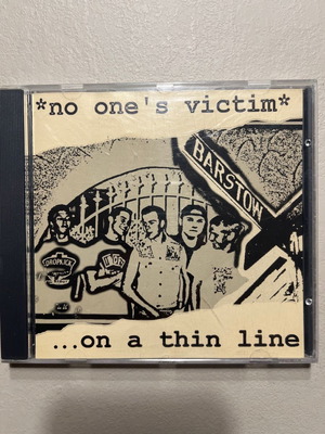 No One's Victim On A Thin Line CD μεταχειρισμένο, punk