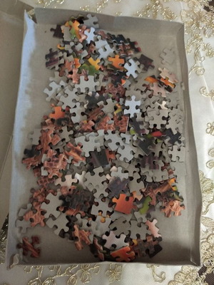 Puzzle 300 pieces used, missing 3 pieces