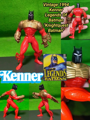 Vintage φιγούρα δράσης Kenner Legends Of Batman Knightquest 1994