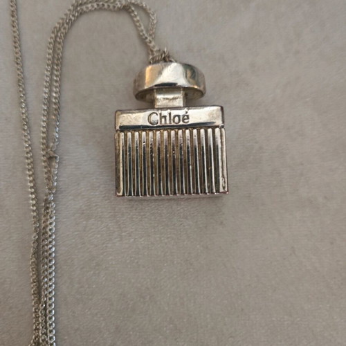 Cloe pendant with 50cm chain vintage bottle jewelry