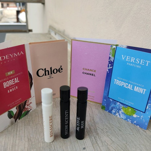 Perfume samples like new, tester 1.2 ml Chloe, Chanel, Yodeyma, Verset, Joop!