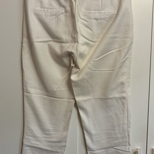 White pants from suit set like new, size L 40 12