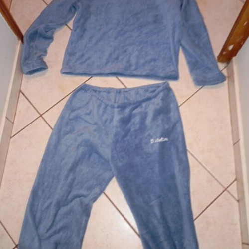Cozy pajamas set, one size, blue
