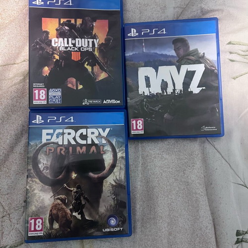 PS4/PS5 game pack: DayZ, Far Cry Primal, Call of Duty Black Ops 4