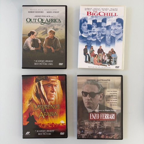 DVD movie pack of 20 with Greek subtitles like new